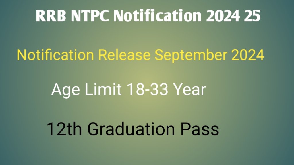 RRB NTPC 2024