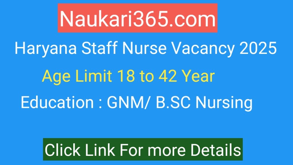 HSSC Staff Nurse Vacancy 2025