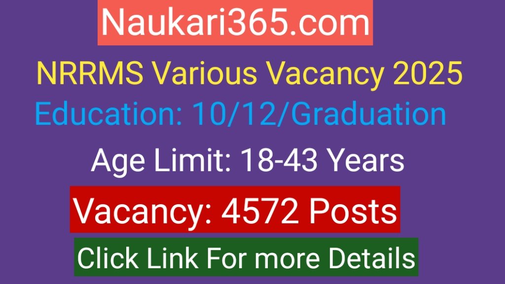 NRRMS New Vacancy 2025