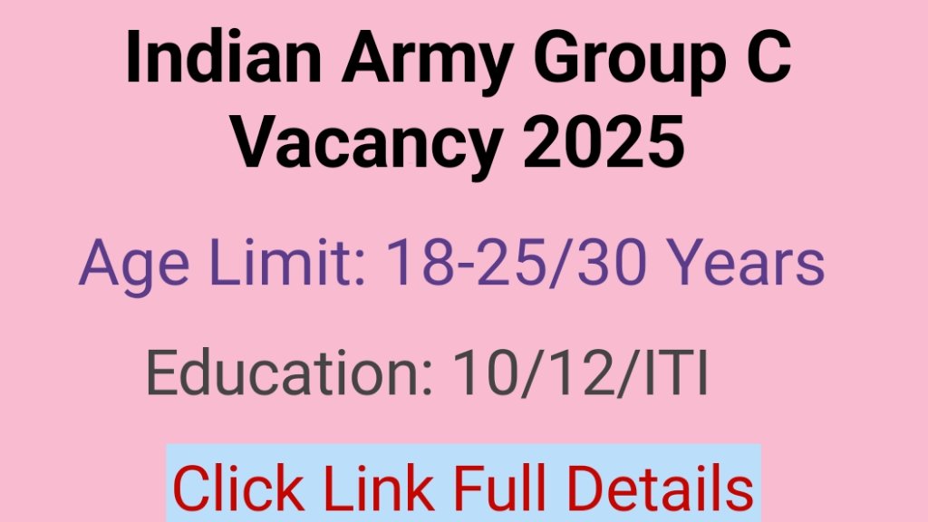 DG EME Group C Vacancy 2025