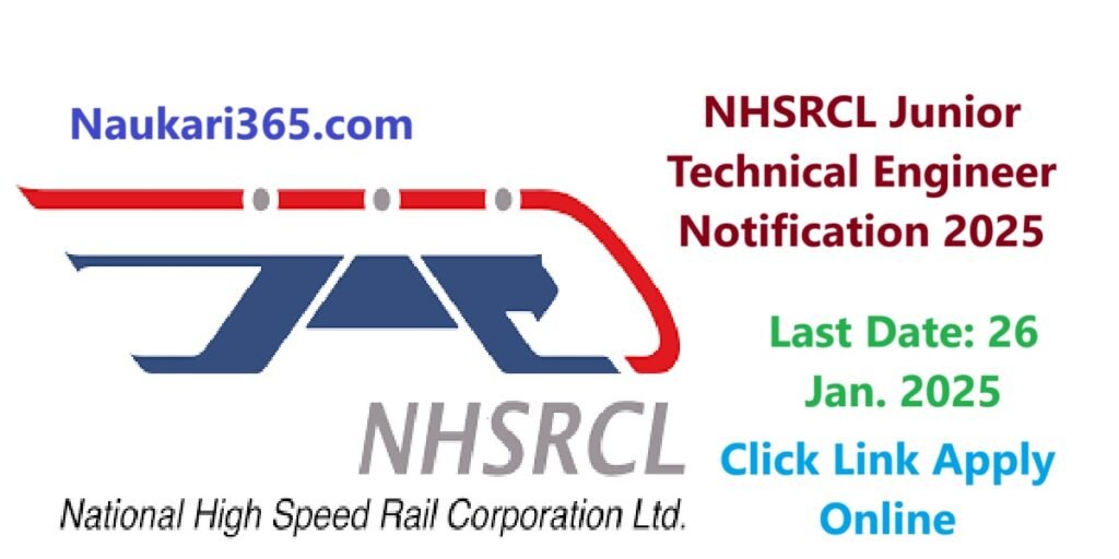 NHSRCL Junior Technical Engineer Vacancy 2025