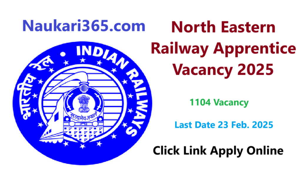 North Eastern Railway Apprentice Vacancy 2025