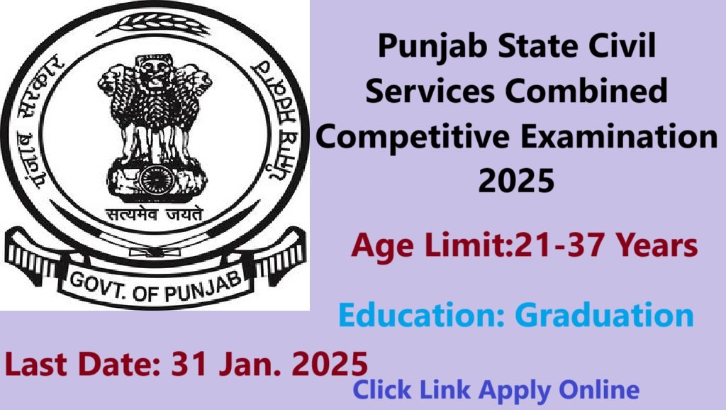 Punjab Various Vacancy 2025 Apply Online