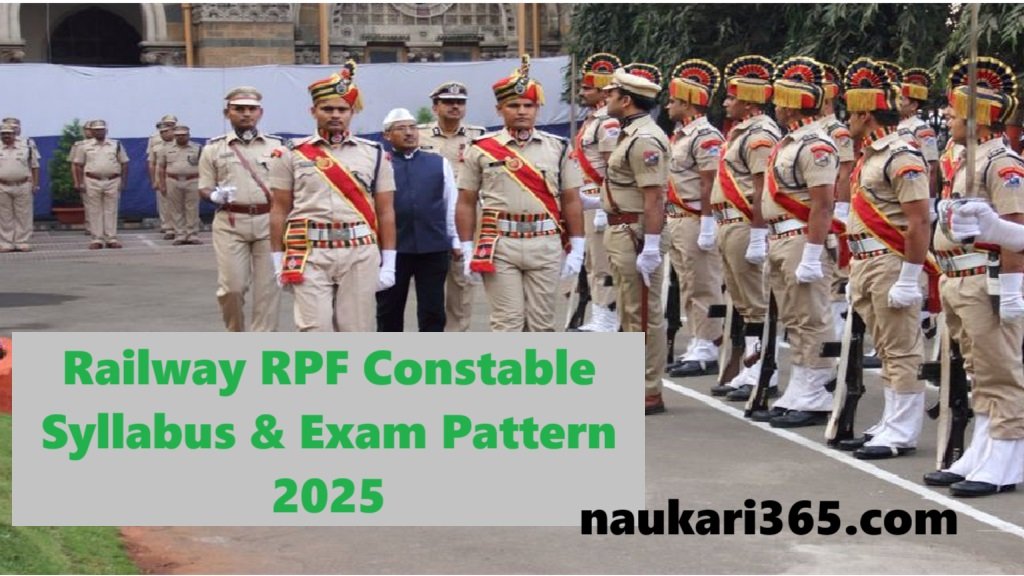 Railway RPF Constable Syllabus 2025 PDF Download