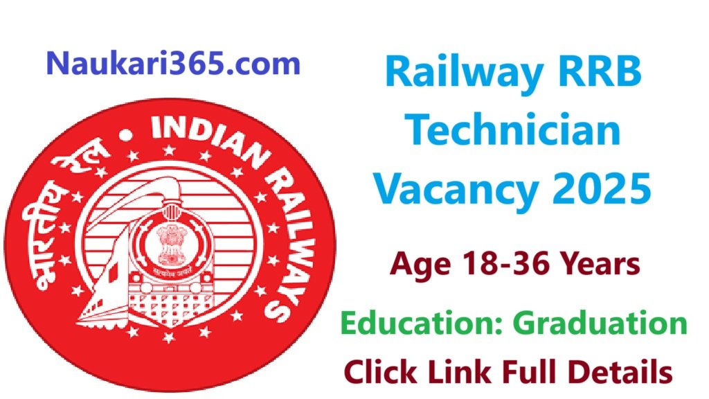 Railway Technician Vacancy 2025 Notification