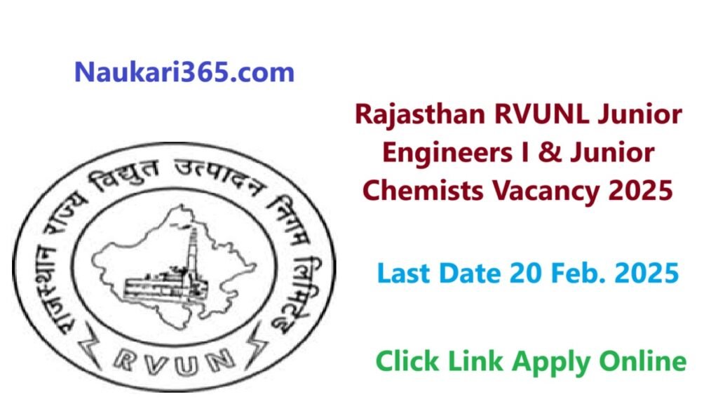 Rajasthan Vidyut Junior Engineer Vacancy 2025