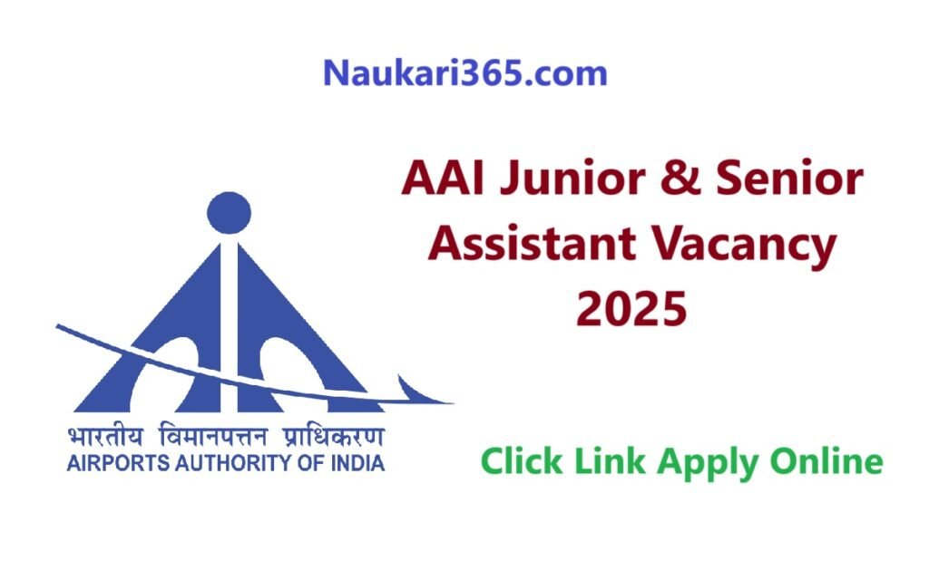 AAI Assistant Vacancy 2025 Apply Online