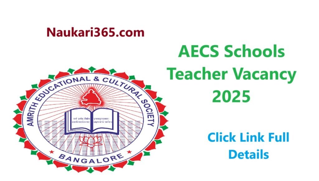 AECS Schools Teacher Vacancy 2025