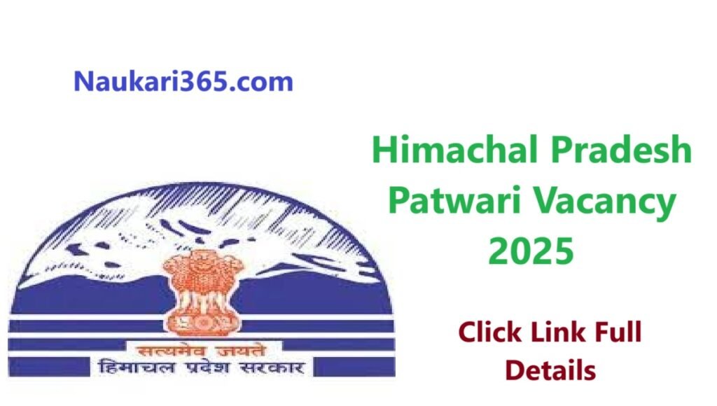 Himachal Pradesh Patwari Vacancy 2025