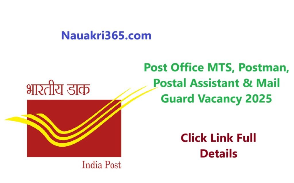 Post Office MTS Mail Guard Vacancy 2025