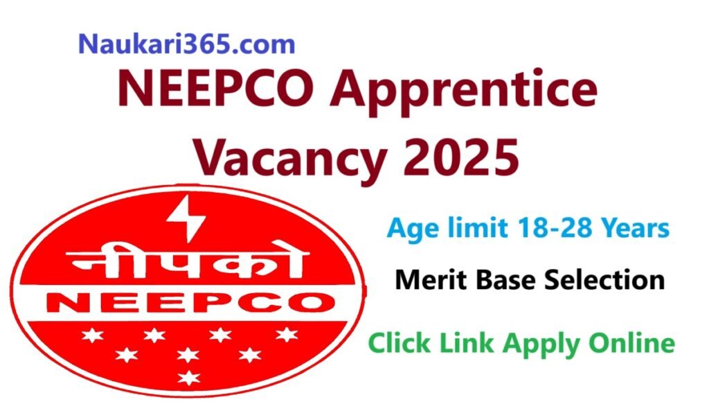 NEEPCO Apprentice Vacancy 2025 Apply Online