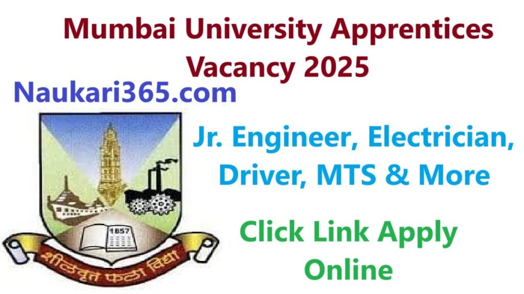 Mumbai University Apprentices Vacancy 2025