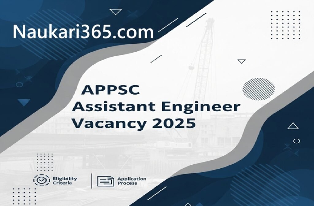 APPSC Assistant Engineer Vacancy 2025