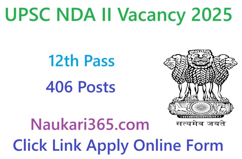 UPSC NDA II Vacancy 2025