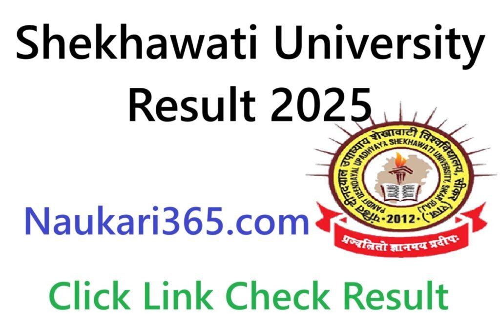 Shekhawati University Result 2025