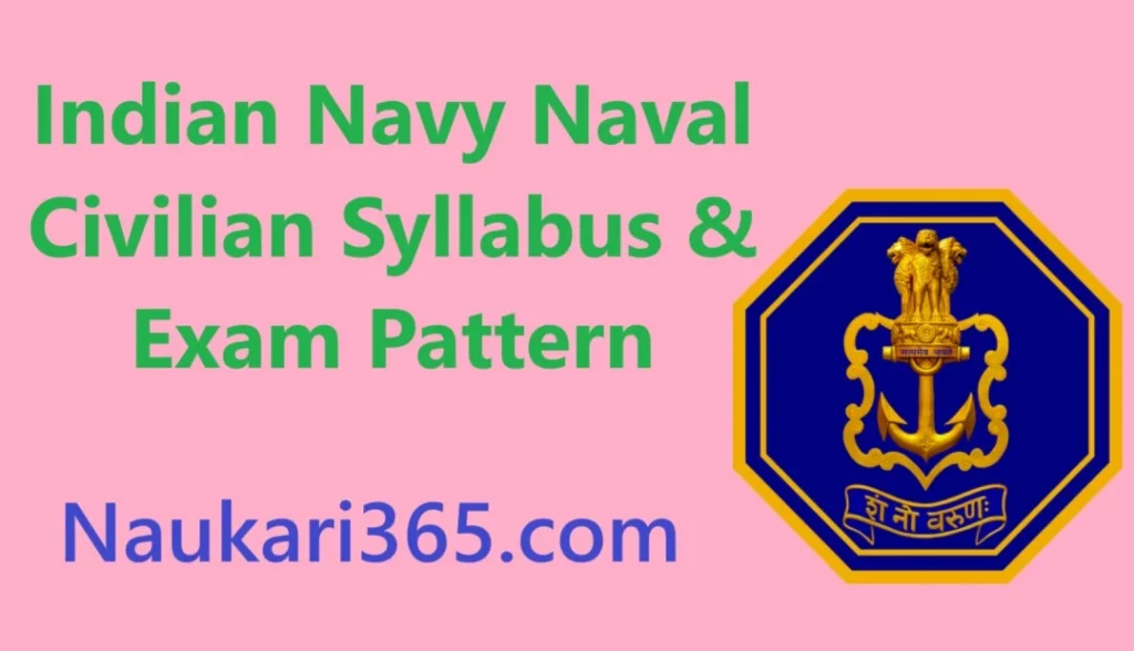 Indian Navy Naval Civilian Syllabus