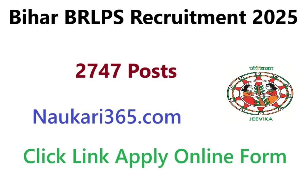Bihar BRLPS Recruitment 2025